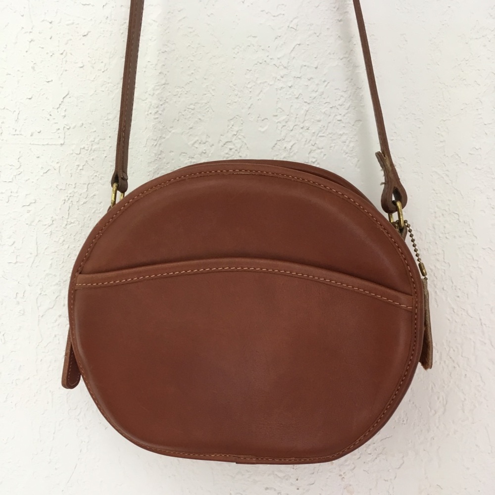 Vintage Coach Chester canteen bag tan Purse